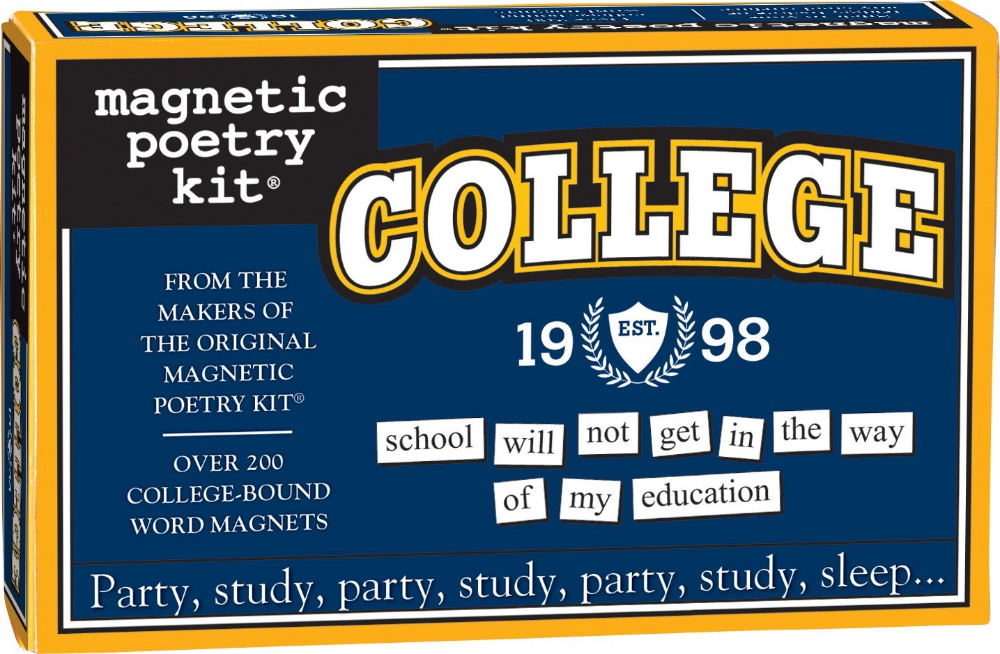 Magnetic Poetry Kit- College Edition: $12.95 on Amazon