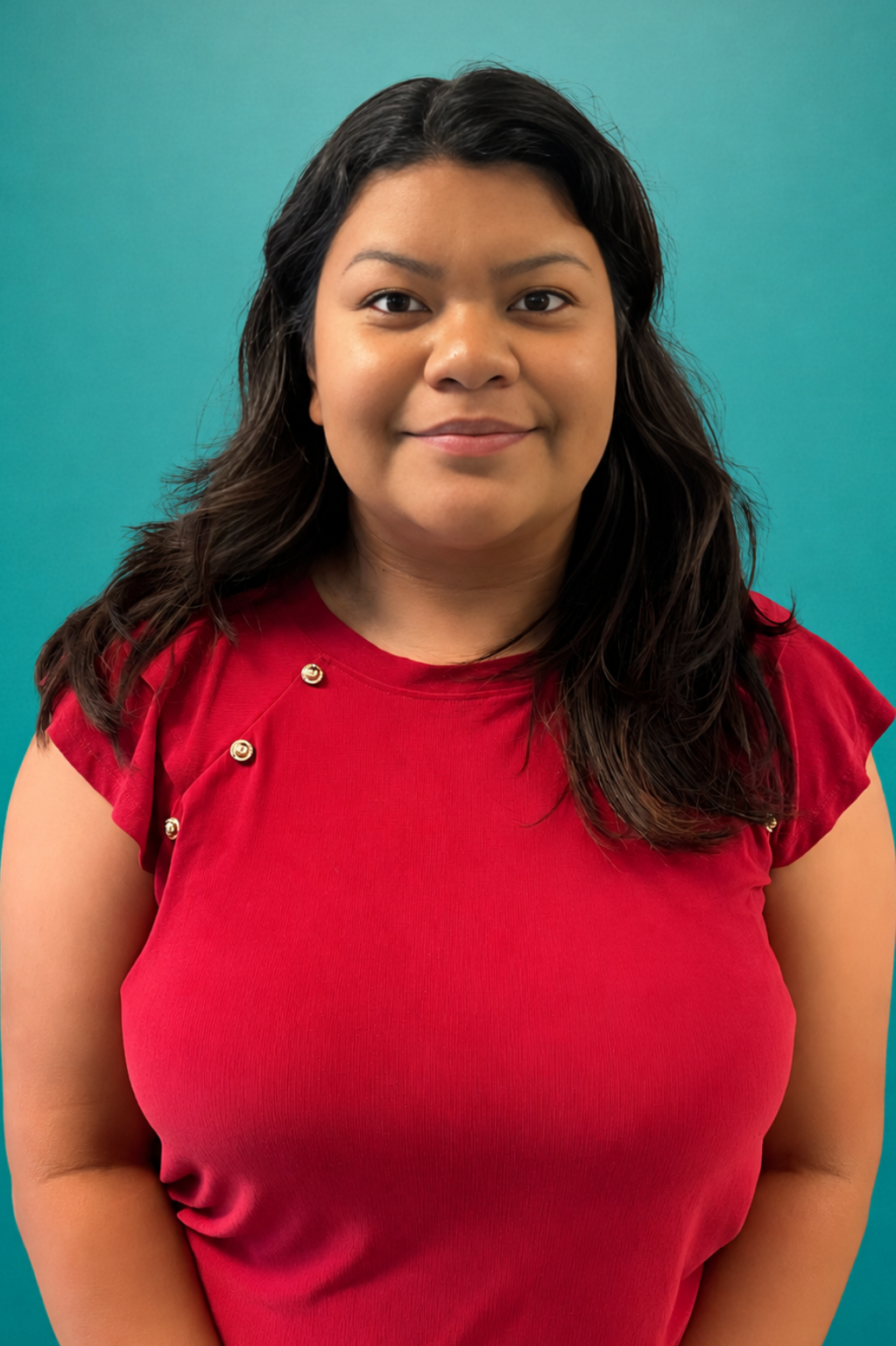Empowered woman smiling, representing confidence and self-growth at The Enrichery.